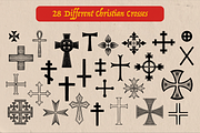 Christian crosses collection, an Object Illustration by Arthur Balitskiy (Thumbnail 1 of 3)