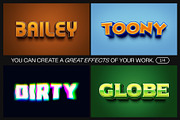 12 Text Effect Templates, a Layer Style Add-On by iDoodle Studio (Thumbnail 3 of 6)