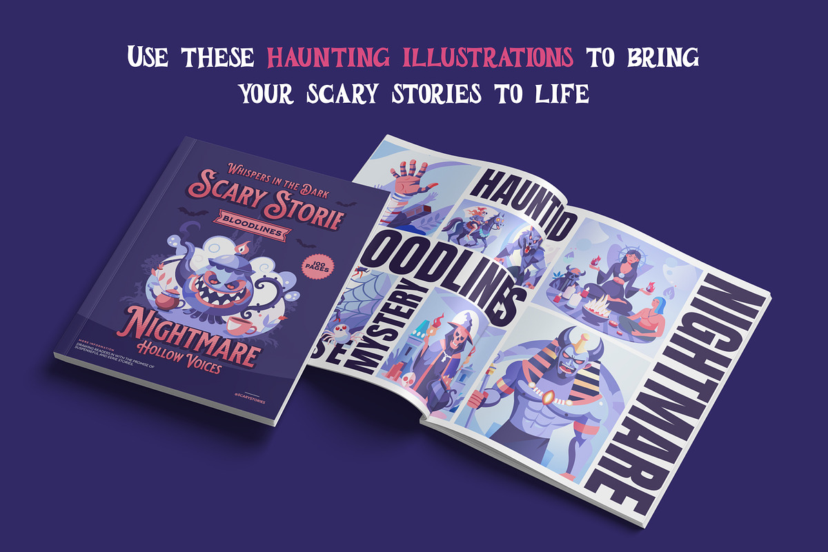 Scary Stories Book Illustrations, a Person Illustration by Brickclay (Photo 4 of 11)