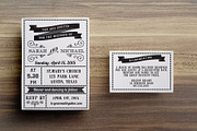 Vintage wedding invitation and rsvp, an Invitation Template by annago (Thumbnail 1 of 3)