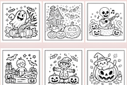 Bold & Easy Cozy Halloween Page, a Seasonal Illustration by Coco Bloom (Thumbnail 2 of 4)