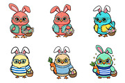 100 Kawaii Easter Chicks Transparent, an Object Graphic by XPERTDESIGNER (Thumbnail 10 of 18)