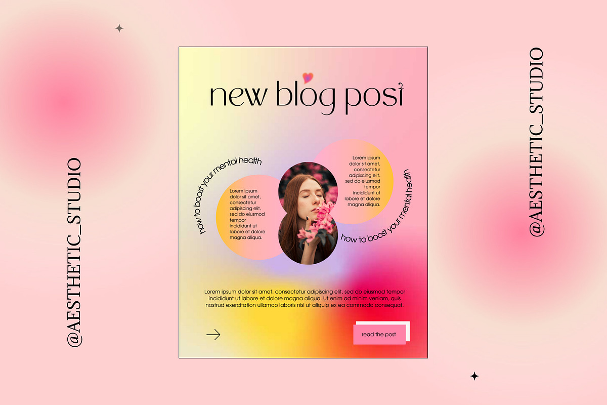 GLOW – Gradient Instagram Templates, a Templates & Theme by GothicStudio (Photo 5 of 9)