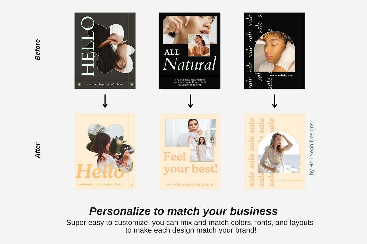 Wellness Lifestyle Brand Starter Kit, a Branding & Logo Template by Hell Yeah Designs (Photo 15 of 20)