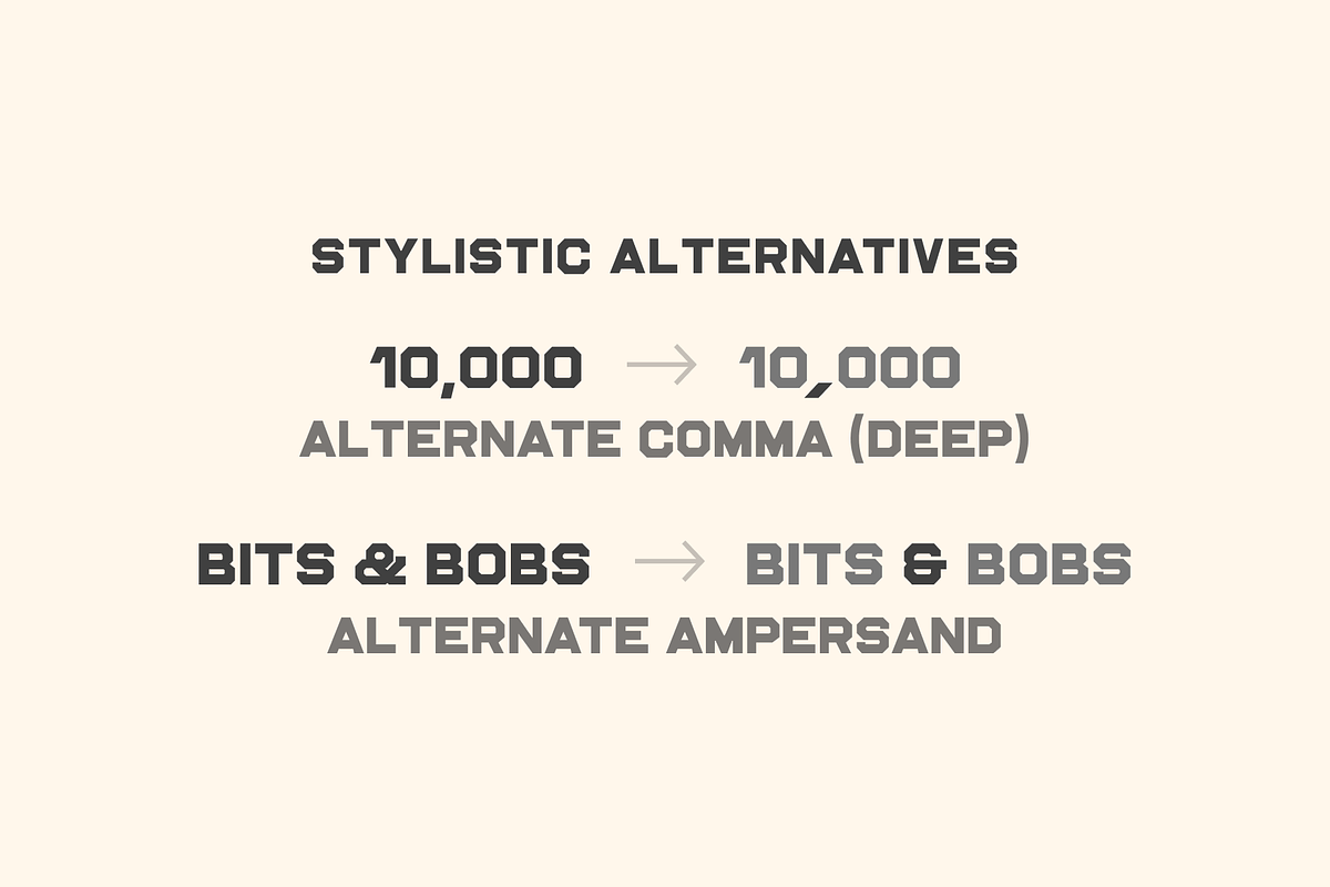 Feldspar Wide - Caps Display Font, a Sans Serif Font by Jacob Waites (Photo 4 of 6)