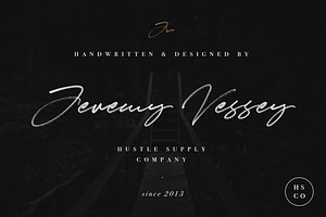 JV Signature SVG - Opentype SVG