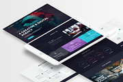 Axwell - Digital Agency PSD Template, a Websites & App Template by Spartak Vee (Thumbnail 2 of 10)