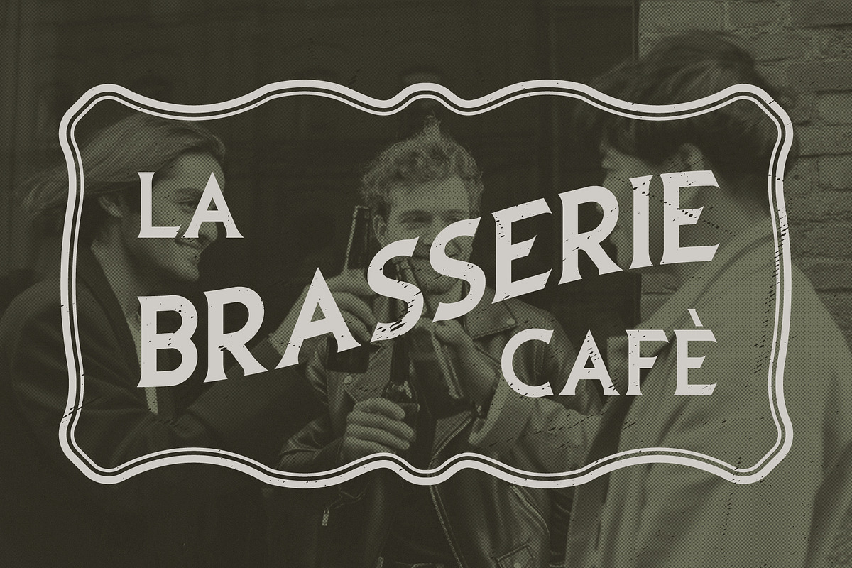 Stillhouse - Textured Vintage Font, a Serif Font by Surplus Type Co (Photo 2 of 9)