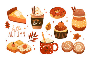 Pumpkin Spice Coffee And Sweets