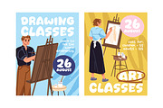 Artists drawing at art classes, an Education Illustration by PaperTrident (Thumbnail 7 of 8)