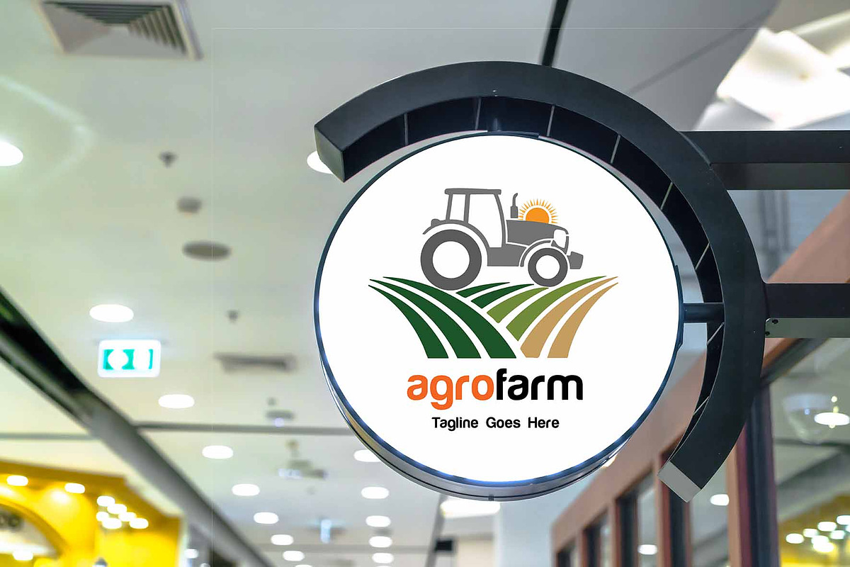 Agriculture Logo Design Template, a Branding & Logo Template by YUDesignStore (Photo 3 of 8)