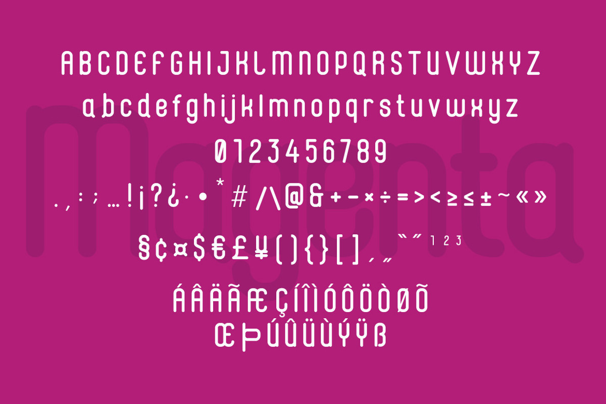 Magenta Sans Family, a Sans Serif Font by Almeera Std (Photo 2 of 14)