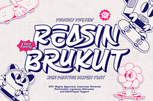 Reasin Brukut - Sign Painting Font