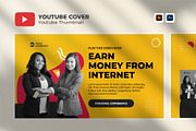 Youtube Thumbnail Cover, a Social Media Template by hekenostudio (Thumbnail 1 of 4)