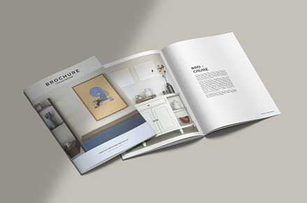 A4 Brochure Catalog Mockup, a Print Template by graphicpages