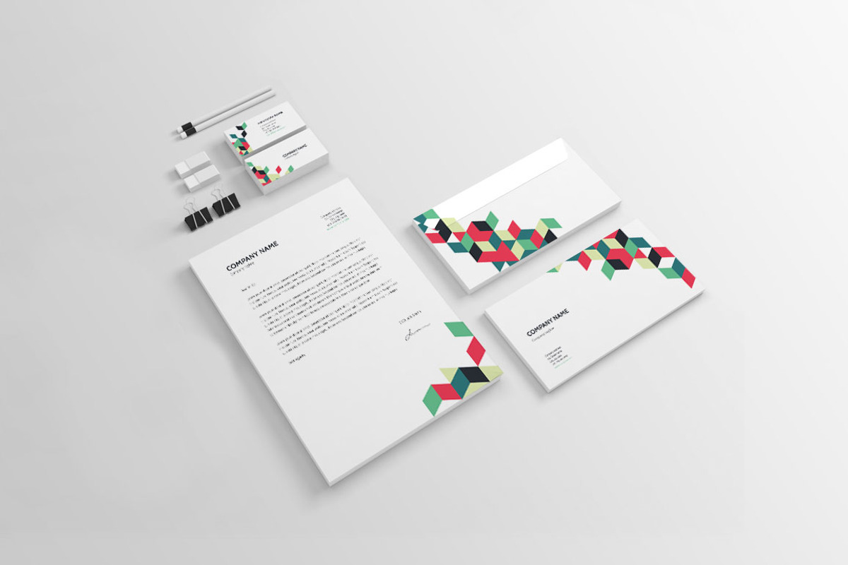 Stationery Corporate Identity 001, a Stationery Template by ID Vision Studio (Photo 2 of 4)
