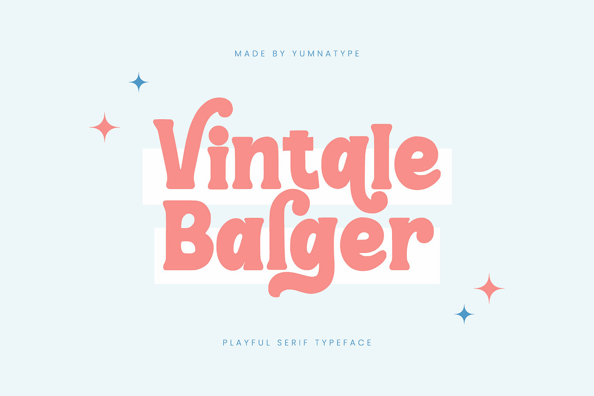 Vintale Balger, a Serif Font by yumnatype (Photo 1 of 10)