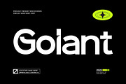 Golant || Modern Display Sans Serif, a Sans Serif Font by Ermedia Studio (Thumbnail 1 of 10)