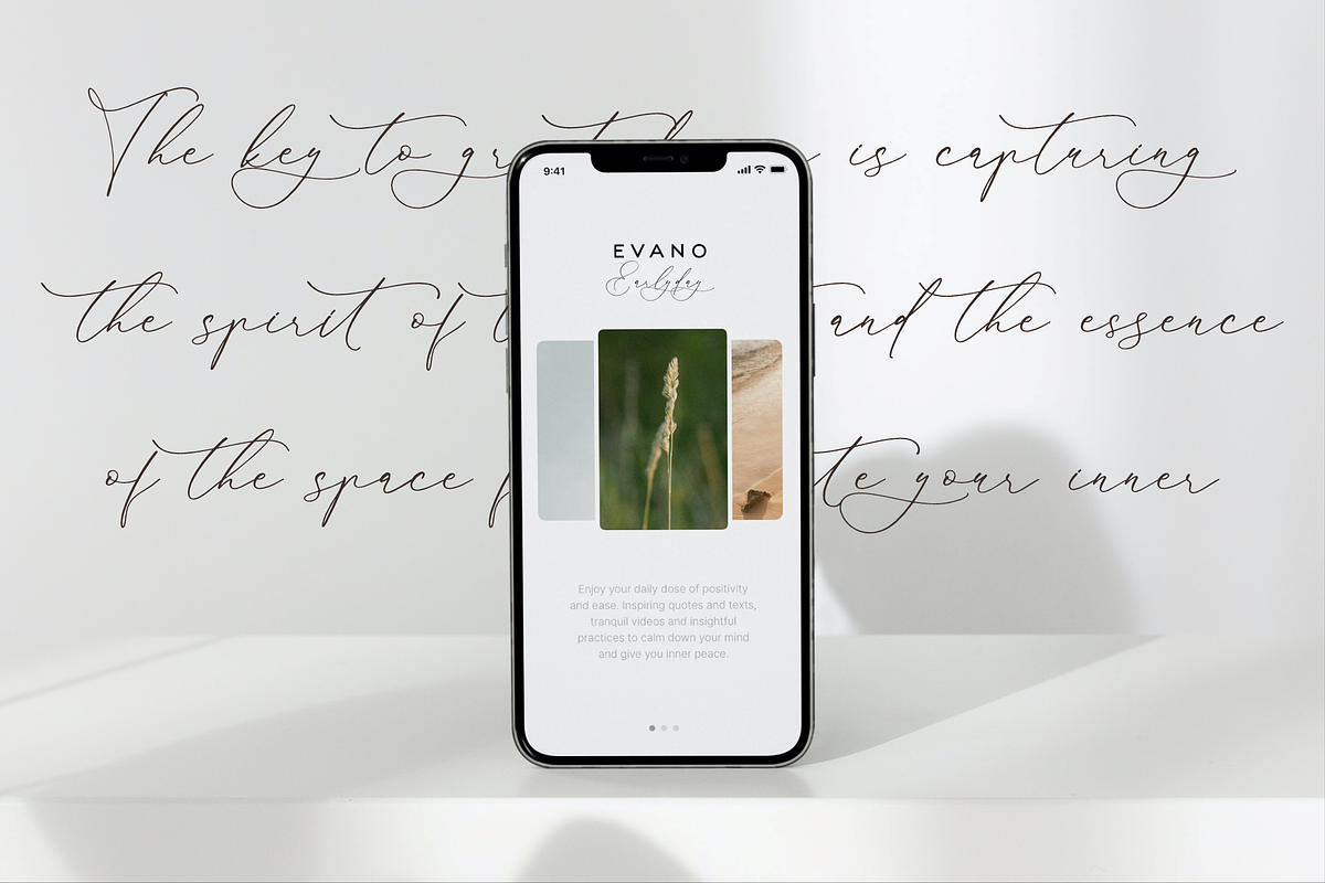 Glofester Menditas Luxury Font, a Script Font by Storytype Studio (Photo 8 of 15)