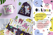 Oh Llama Graphic Pack, an Animal Illustration by Gulnara Sabirova (Thumbnail 2 of 22)