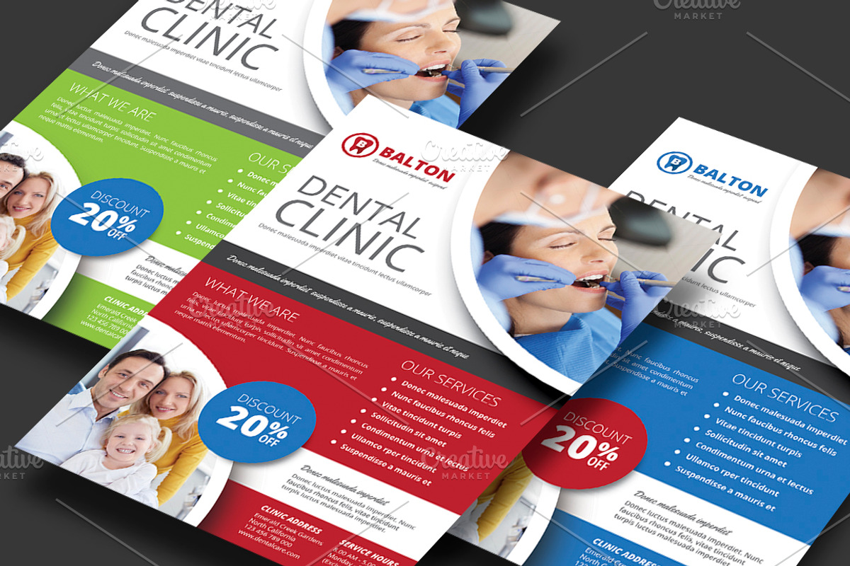 Dental Clinic Flyer, a Flyer Template by Saphari (Photo 1 of 4)
