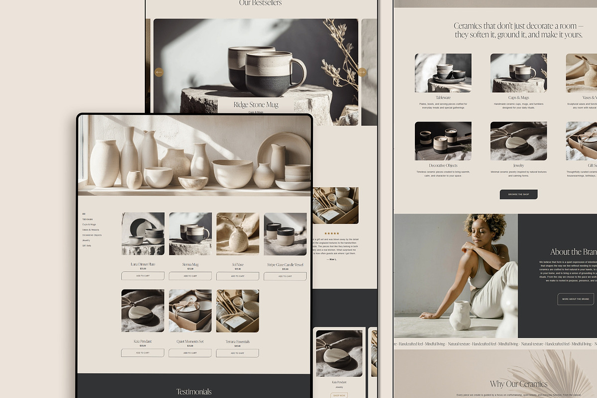 Squarespace E-Commerce Website, a Squarespace Template by 3.14&Co (Photo 9 of 10)