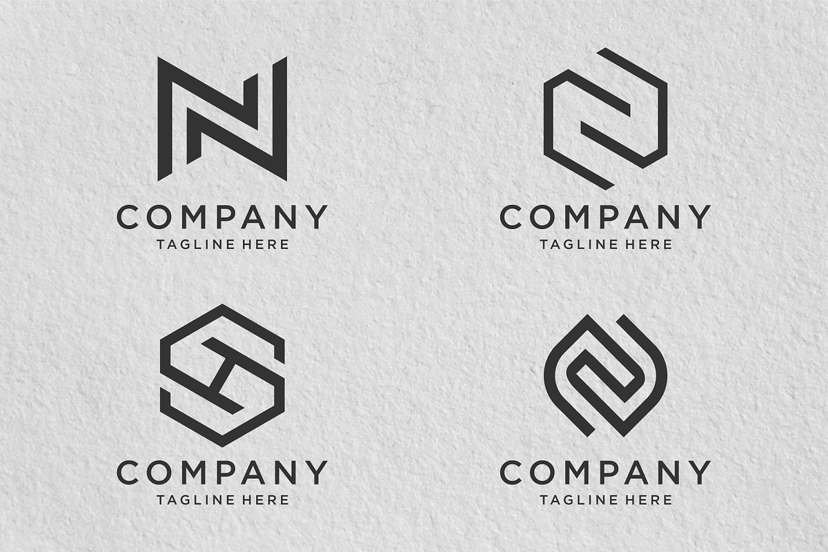 Set of monogram logo design. PART 4, a Branding & Logo Template by BARONSTD