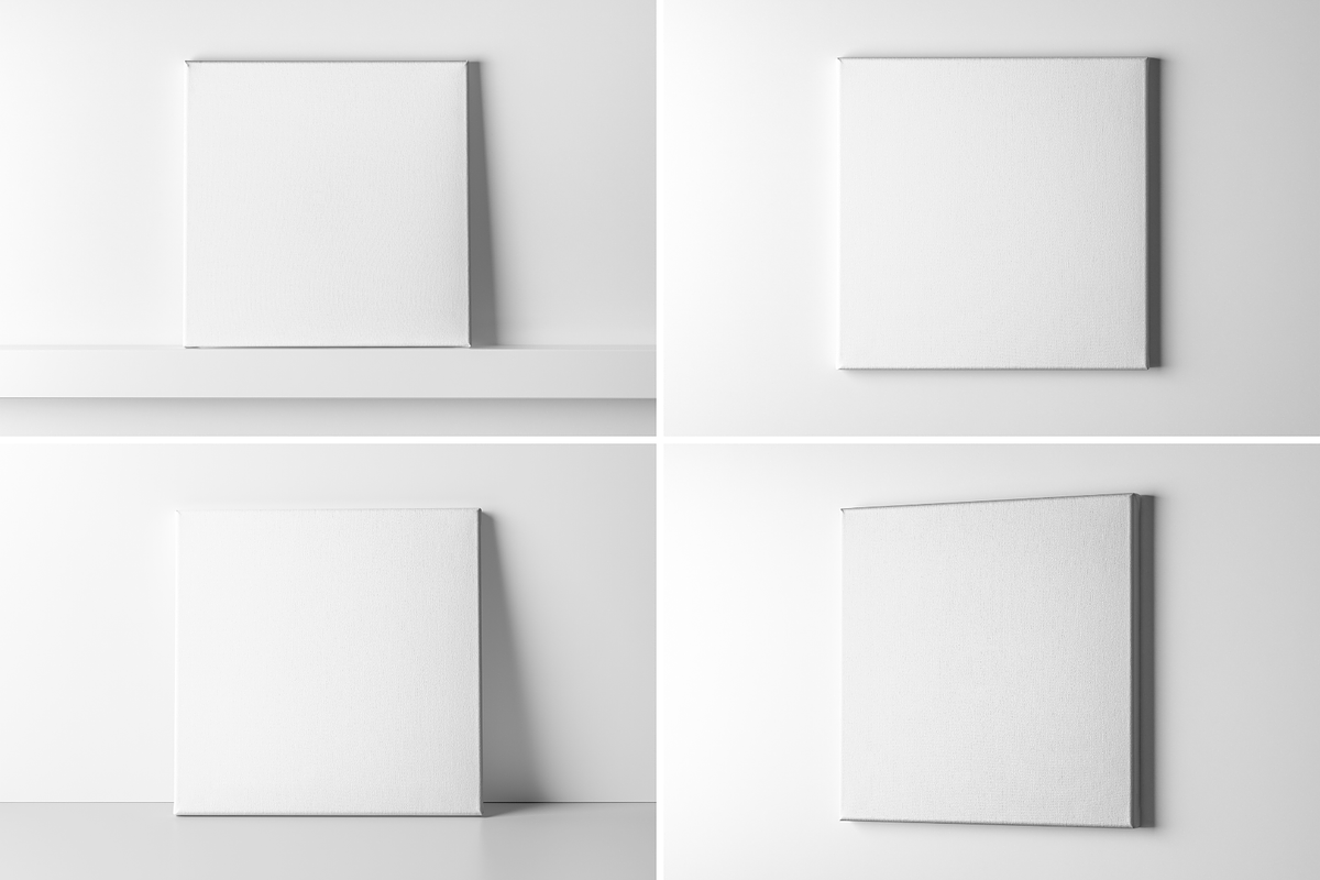 Canvas Mock-up, a Merchandise Mockup by BLISS DESIGN (Photo 2 of 5)