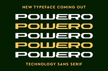 Powero Futuristic Font
