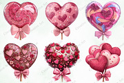 Valentine Lollipop Clipart Bundle, an Illustration by Creative Art (Thumbnail 8 of 9)