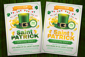 Saint Patrick Flyer Template