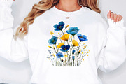 Meadow wildflowers Clipart, an Illustration by Designworld (Thumbnail 7 of 8)