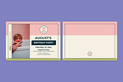 August Birthday Invitation, an Invitation Template by Mountain Folk Creative (Thumbnail 4 of 6)