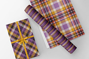#17 Halloween Pattern Set of Plaids, a Pattern Graphic by Plaid4You (Thumbnail 4 of 8)