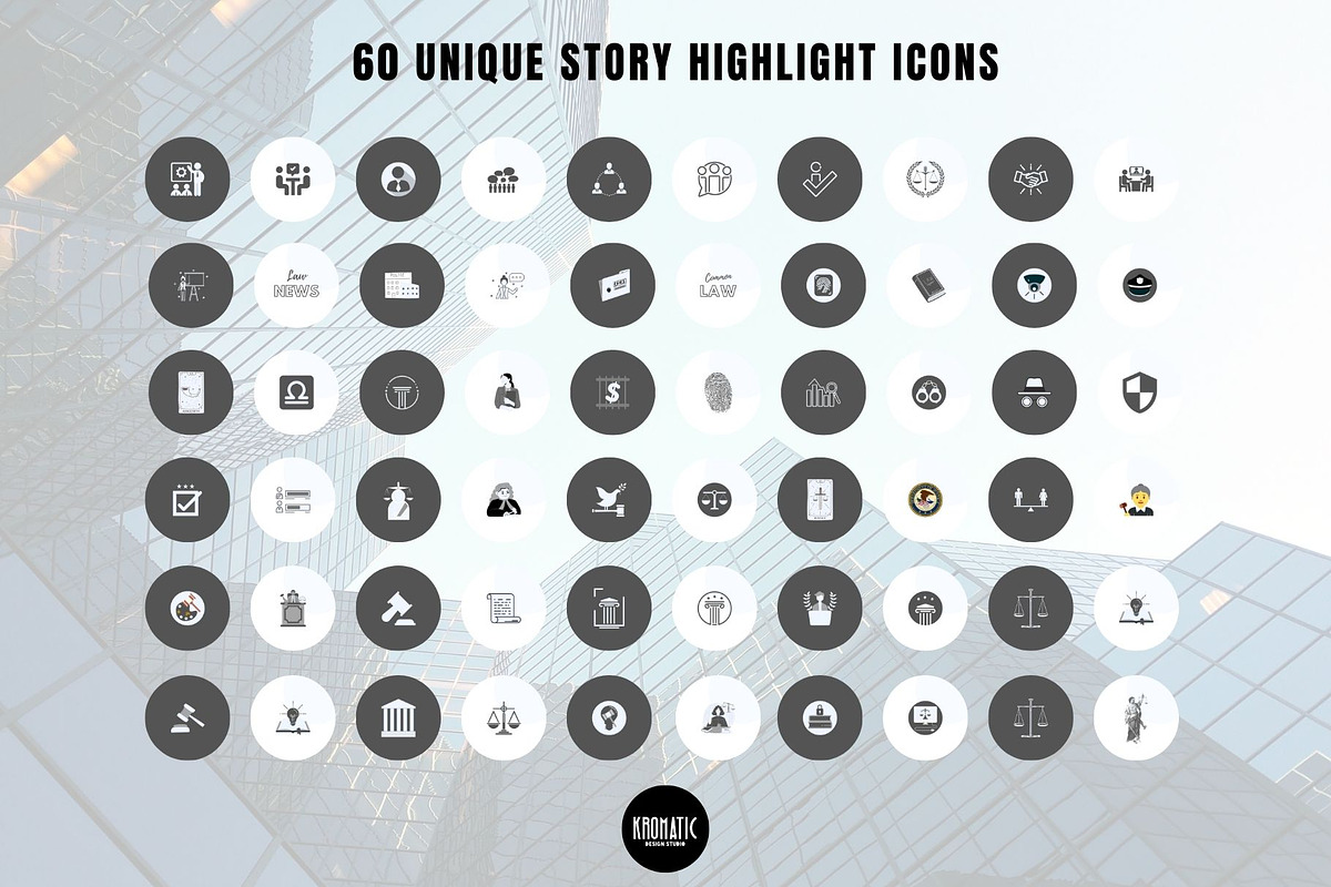 Lawyer Instagram Social Media Bundle, a Social Media Template by Kromatic Design Studio (Photo 5 of 10)