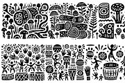 Vintage Dinosaur Folk Art, a Decorative Illustration by devastd (Thumbnail 17 of 28)