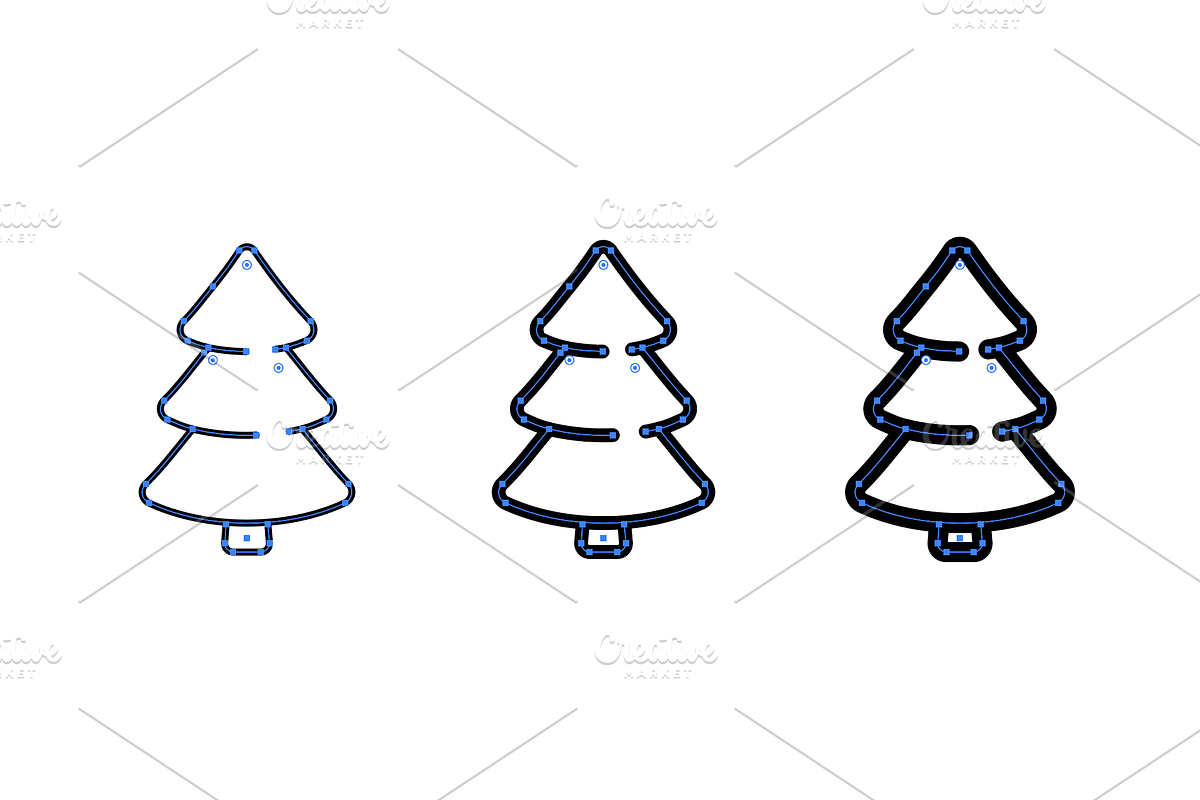 Christmas Editable Outline Icon Pack, an Object Graphic by VIVAT Design Studio (Photo 4 of 7)