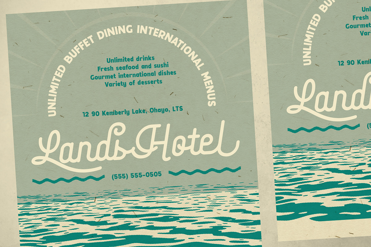 Travel Growth Vintage Font Duo, a Sans Serif Font by Lettertype Studio (Photo 2 of 15)