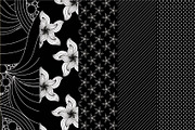 Digital Papers Black & White, a Pattern Graphic by Maishop (Thumbnail 2 of 3)