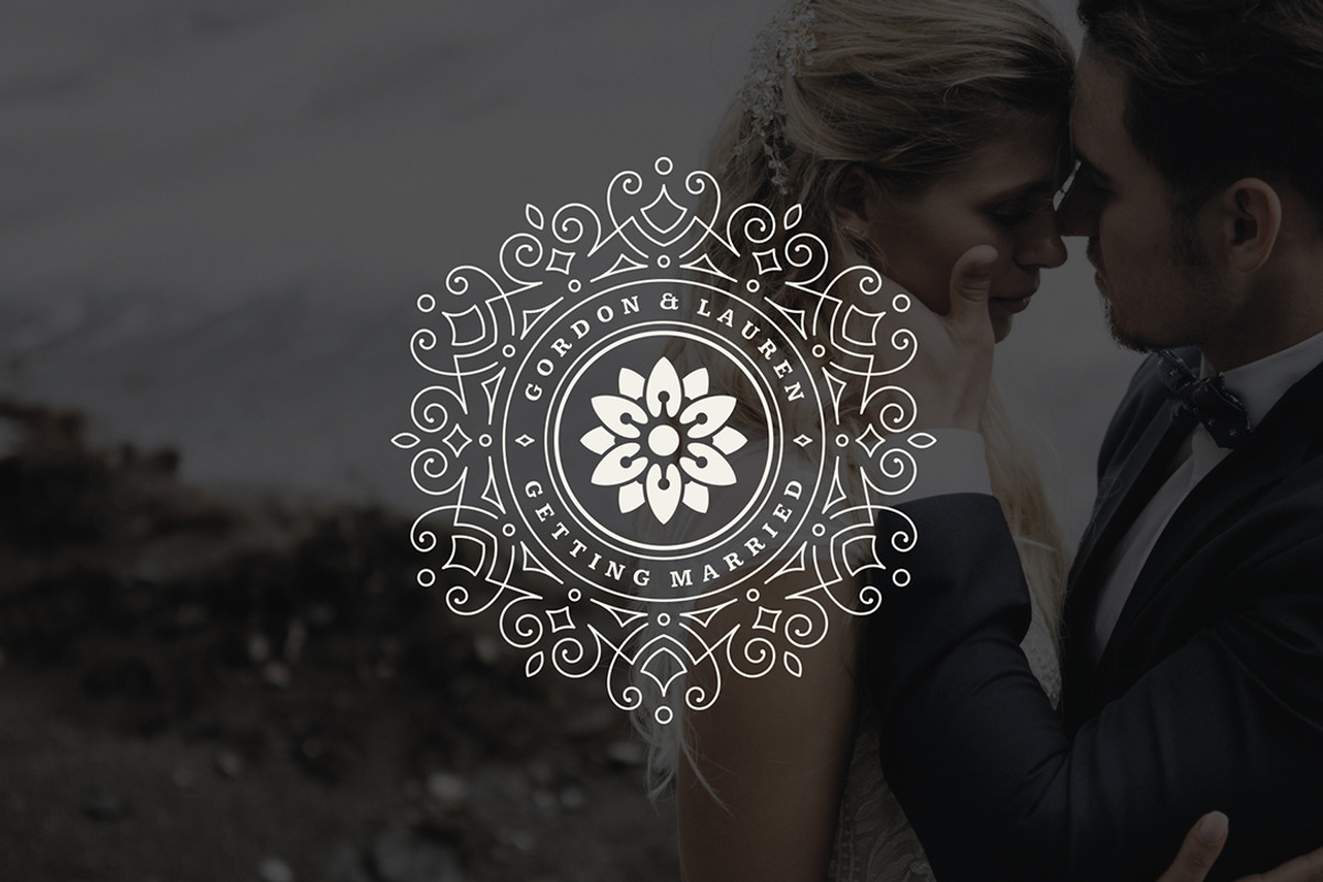 18 Wedding Logos and Badges, a Branding & Logo Template by Vasya Kobelev (Photo 12 of 14)