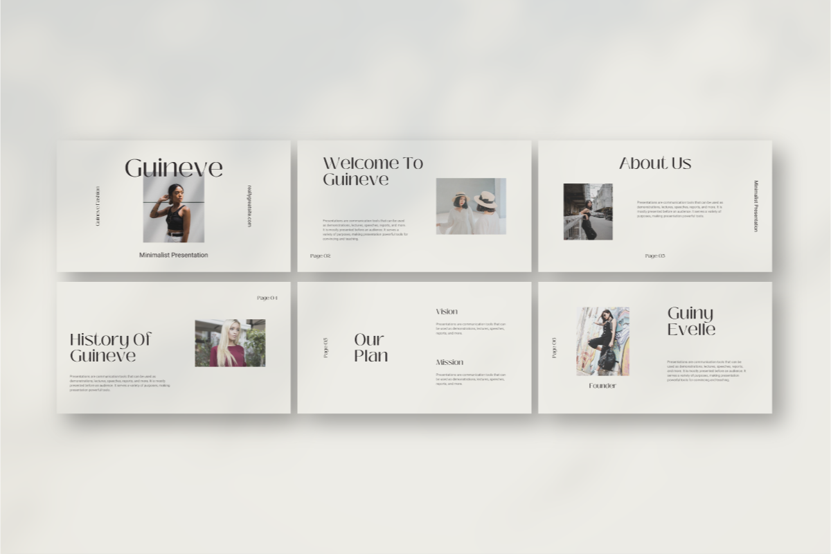 Guineve Brand - Canva Presentation, a Presentation Template by Inkofert (Photo 4 of 8)