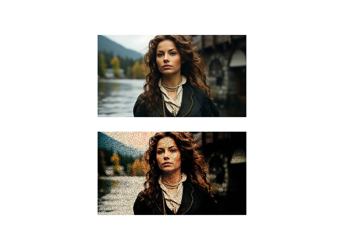 Vintage Film Grain Photo Effect, a Brushes & More by studiogstock (Photo 2 of 2)