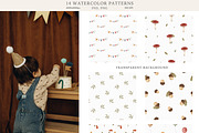 Forest party. Watercolor birthday., an Animal Illustration by Ooh Lily (Thumbnail 7 of 16)