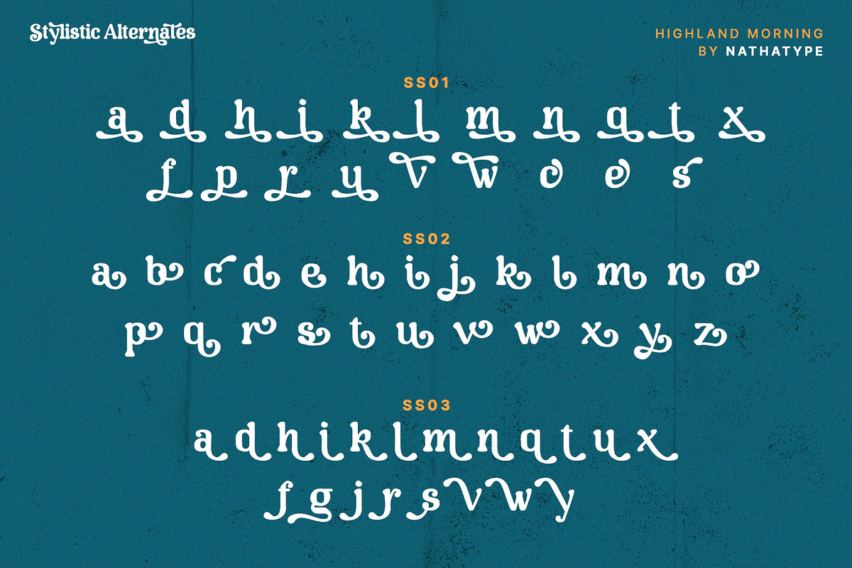 Highland Morning, a Script Font by Nathatype (Photo 10 of 11)