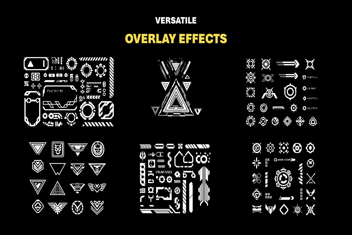 Sci-Fi Decal Overlays, an Object Graphic by Mikel Blazgad (Photo 2 of 10)