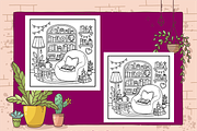 Cozy Girl Homebody Cute & Comfy, an Animal Illustration by Printable Design Store (Thumbnail 5 of 6)