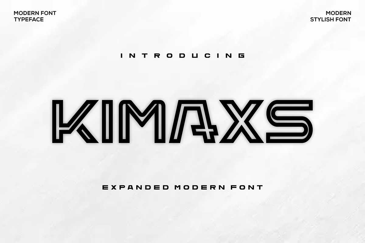 Kimaxs Font, a Sans Serif Font by agusariyadi (Photo 1 of 5)