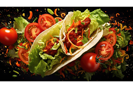 salsa tomato taco food ai generated, a Background Photo by pikepicture