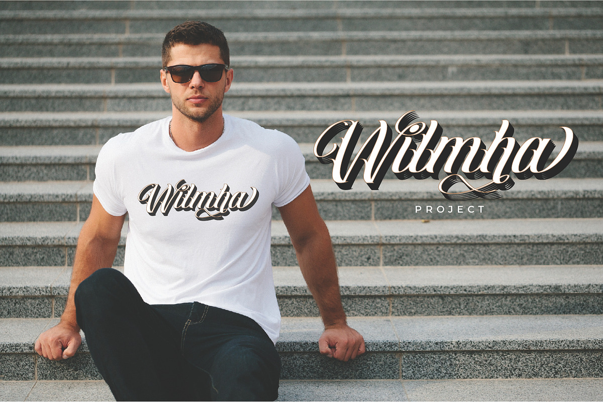 Heathman - Tattoo Script, a Script Font by VUNIRA (Photo 5 of 6)