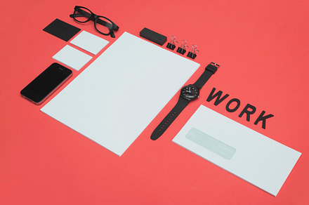 Corporate identity letterhead mockup featuring mockup, modern, and work, a Business Photo by Twin Design